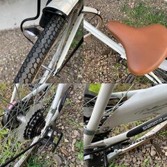 MYPALLAS マイパラス シティサイクル 自転車 ママチャリ 26インチ シマノ6段変速 中古品の画像