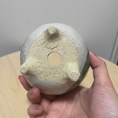やちむん やちむん鉢 植木鉢 オシャレ鉢 緑の画像