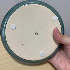 陶器鉢 植木鉢 オシャレ鉢 多面体 青緑の画像