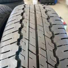 （F0252）中古タイヤ4本セット！195/80R15 ダンロップ グラントレックAT20 2024年製造！納車外し！ジムニーシエラなどに！の画像