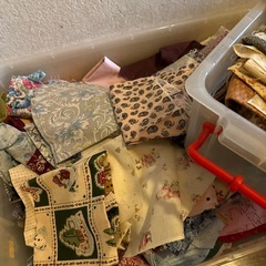 布　大量　パッチワーク　手芸　趣味の画像