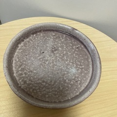 陶器鉢 植木鉢 駄温鉢 オシャレ鉢 ピンク 薄紫の画像