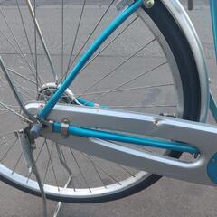 27インチ 🚲 中古 自転車 8,980円 🔑鍵新品 💡オートライト付 新規防犯登録料コミ 915の画像