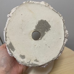 陶器鉢 植木鉢 オシャレ鉢 編み目柄の画像