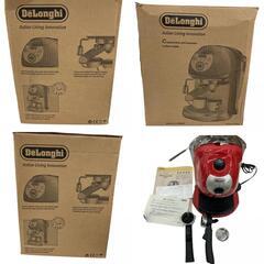 186000 DeLonghi デロンギ De'Longhi エスプレッソ・カプチーノメーカー EC200N‐R  レッド [250414HM220053]の画像