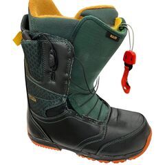 186000 BURTON バートン スノボーシューズ フリーライディング、パウダー、グラトリ ブラック　グリーン RULER ASIAN-FIT　ルーラー アジアンフィット メンズ [250402HM230009]の画像