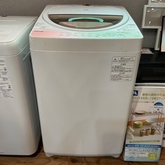 状態良いです👍　6㎏　TOSHIBA 2019年製 AW-6G8(W) 白 洗濯機の画像
