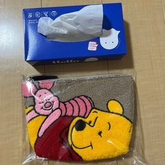 プーさん　さがら刺繍ポーチの画像