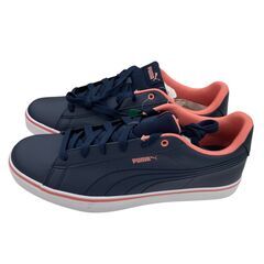 186000 新品未使用 PUMA プーマ PUMA V Court Vulc EB 389908 03  28.5 ネイビー メンズ [250425HM220051]の画像