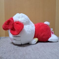 ハローキティ　寝そべりぬいぐるみの画像