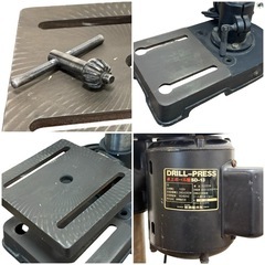 ◯動作品 新興製作所 卓上ボール盤 13mm ドリルプレス 穴あけ 電動工具 100V DRILL-PRESS SD-13 中古品■ジモティ姫路の画像