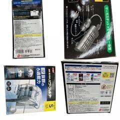186001 新品未使用 GEX ジェックス セーフカバーヒートナビ・ラクラクパワーフィルター・水心他 鑑賞魚用アイテム 5点まとめ売り [250521HM080260]の画像