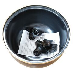 未使用品　おしゃれな鍋 ブラック×ゴールド 1〜2人用【新生活・鍋に】の画像