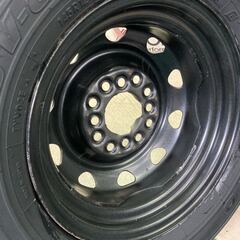 軽トラックや軽箱に!!国産新品!!TOYO V-02e 145R12 6PR◆スチールホイール 3.5J 12インチ IS35 PCD100 110 114.3 マルチ 145/80R12 80/78の画像