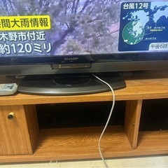 【テレビ+テレビ台】シャープ　LC-40LX1 40インチの画像
