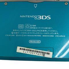 186000 訳アリ品 Nintendo 任天堂 ニンテンドー3DS ニンテンドー3DS CTR-001  アクアブルー [250422HM100359]の画像