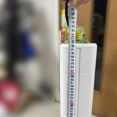 キャスター付きスリム型収納棚の画像