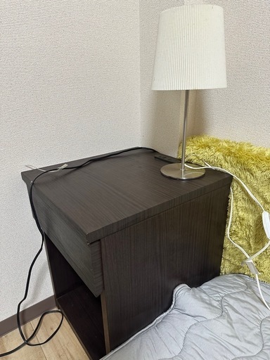 値下げします！陶器 アイアン ガラス天板 サイドテーブル 値下げします