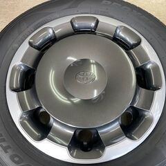 タイヤ交換におすすめ!!シエンタ純正スチール！ホイールキャップ付！新品タイヤ 2025年製造!TOYO プロクセスCF3 185/65R15付◆10系シエンタの画像