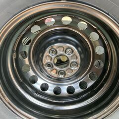 タイヤ交換におすすめ!!シエンタ純正スチール！ホイールキャップ付！新品タイヤ 2025年製造!TOYO プロクセスCF3 185/65R15付◆10系シエンタの画像