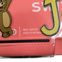 186000 現状品 Nintendo 任天堂 トムとジェリーのケース・スライドパットカバー付き☆ Nintendo Switch Lite ニンテンドースイッチライト HDH-001  ピンク [250616HM130122]の画像