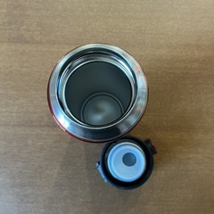 未使用品❤️ マグボトル　one push stainless bottle ワンプッシュステレンスボトル 真空 耐熱100℃ 耐冷-40℃ 赤 水筒の画像