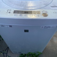 洗濯機　シャープ　ES-G4E6-KWの画像