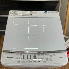 【分解洗浄済】洗濯機 ハイセンス HW-G55A 2019年 5.5㎏ 家事家電 せんたくき【安心の3ヶ月保証・送料に設置費込み】🚚自社配送時💳代引き可🚚(現金、クレジット、スマホ決済対応)の画像