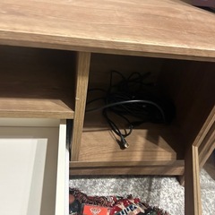 アンティークテレビ台木製の画像