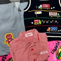 レトロ 子供服 まとめ売り 14枚 ミキハウス バブルブーン チエコサク その他の画像