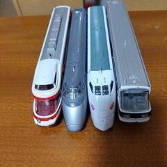 Nゲージ鉄道模型 新幹線風デザイン 4点セット
の画像