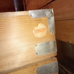 昭和30年代の長持　収納箱　ビンテージの画像