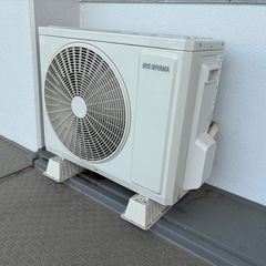 アイリスオーヤマ エアコン 6畳用 ルームエアコン 2.2kW 温度表示あり タイマー 内部清掃機能 本体 室外機 リモコンセット 2023年モデルの画像