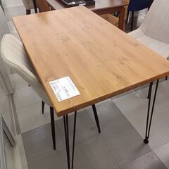 ★リユースのサカイ千葉中央店★期間限定割引有  ダイニングテーブルセット  H75×D70×W120 クリーニング済み TC4297の画像