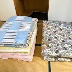 【8/25日までの限定】敷布団・毛布・マットレス・こたつ掛け布団セットの画像