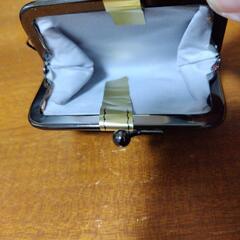 がま口 財布 
阿波しじら織の画像