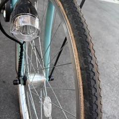 美品　26インチ自転車　シティーバイク　6速&オートライトの画像