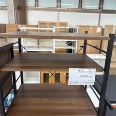 ★リユースのサカイ高崎店★TJ12552  レンジ台 茶 H170×D45×W60 クリーニング済みの画像