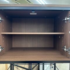 ★リユースのサカイ高崎店★TJ12553  キッチンラック 茶 H160.5×D39.5×W58 クリーニング済みの画像