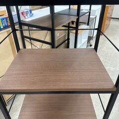 ★リユースのサカイ高崎店★TJ12553  キッチンラック 茶 H160.5×D39.5×W58 クリーニング済みの画像
