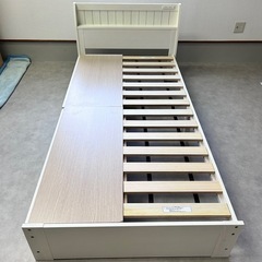 神戸市内✨️ニトリ シングルベッド ベッドフレーム 単身 収納の画像