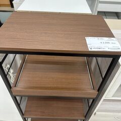 ★リユースのサカイ高崎店★TJ12555  レンジ台 茶 H123.5×D34×W59 クリーニング済みの画像