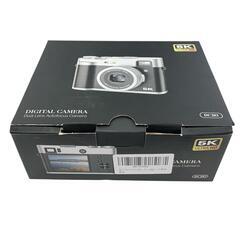186000 Dual Lens autofocus Camera 5K Ultra HD DC203  シルバー　ブラック [250704HM220016]の画像