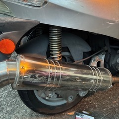 キムコダウンタウン125sマフラー、ヨコタ製の画像