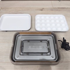 【新品】IRIS OHYAMA 2wayホットプレート たこ焼き機　PHP-C24W-Hの画像