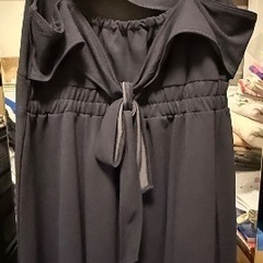 ネイビー キャミワンピース 4Lの画像