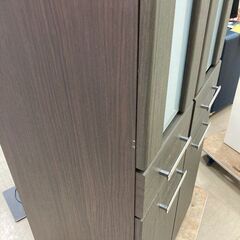 J5567【リユースのサカイ柏店】　食器棚　ニトリ　REPE60　ブラウン　クリーニング済みの画像
