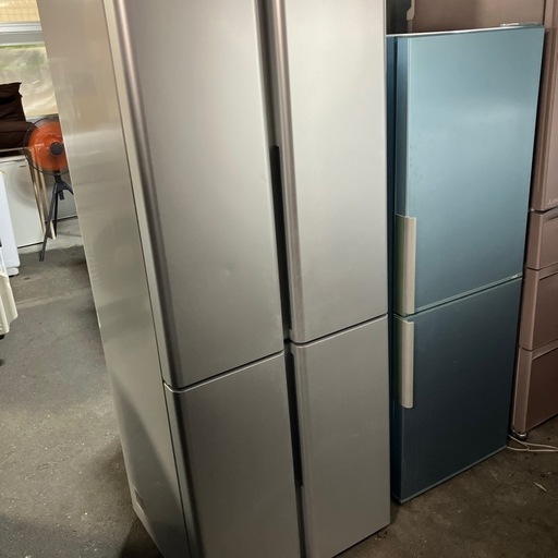 ☆値下げ☆O2508-639 AQUA ノンフロン冷凍冷蔵庫 AQR-TZ42KS 2021年製 動作確認済み キズ汚れ有り