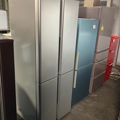 O2508-639 AQUA ノンフロン冷凍冷蔵庫 AQR-TZ42KS 2021年製 動作確認済み キズ汚れ有りの画像