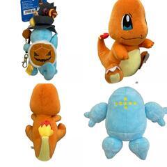 186000 Pokemon ポケモン ヒトカゲ フシギダネ ゼニガメ他 6点まとめ売り [250626HM130137]の画像